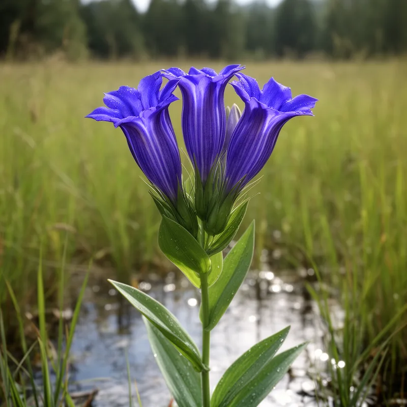 striped gentian