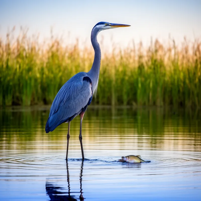 great blue heron