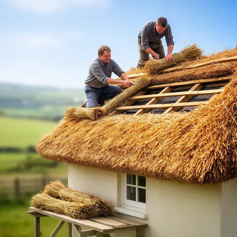 to thatched