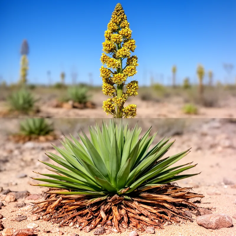 monocarpous plant