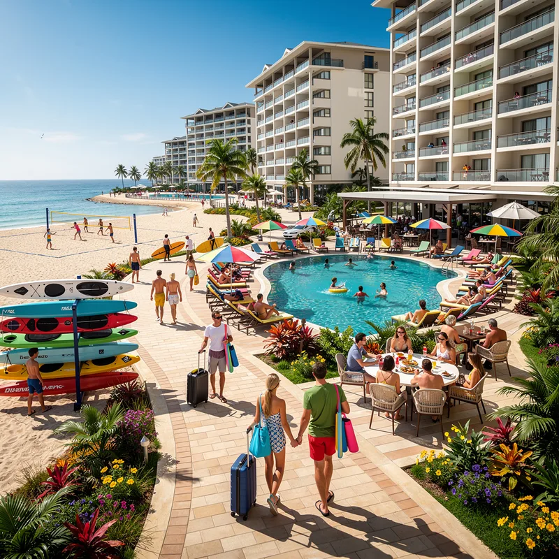 resort area