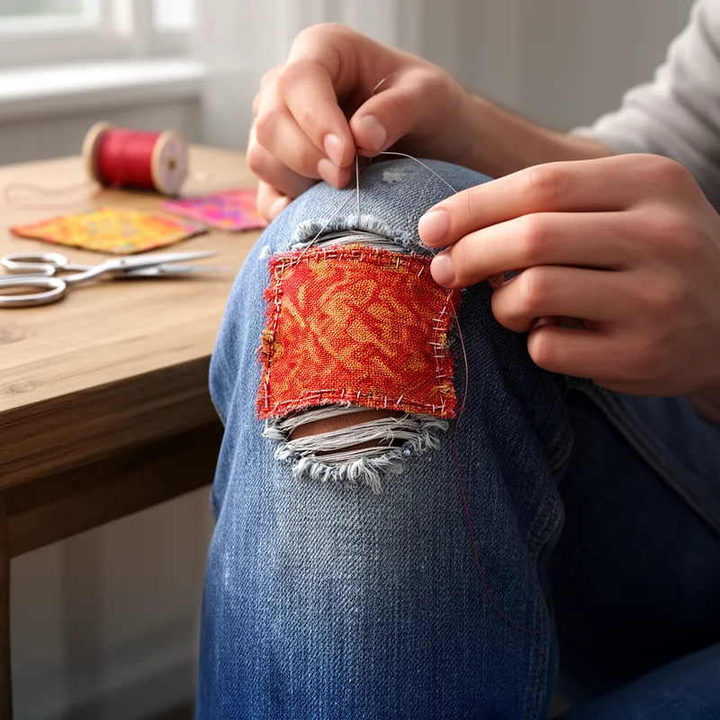 patched