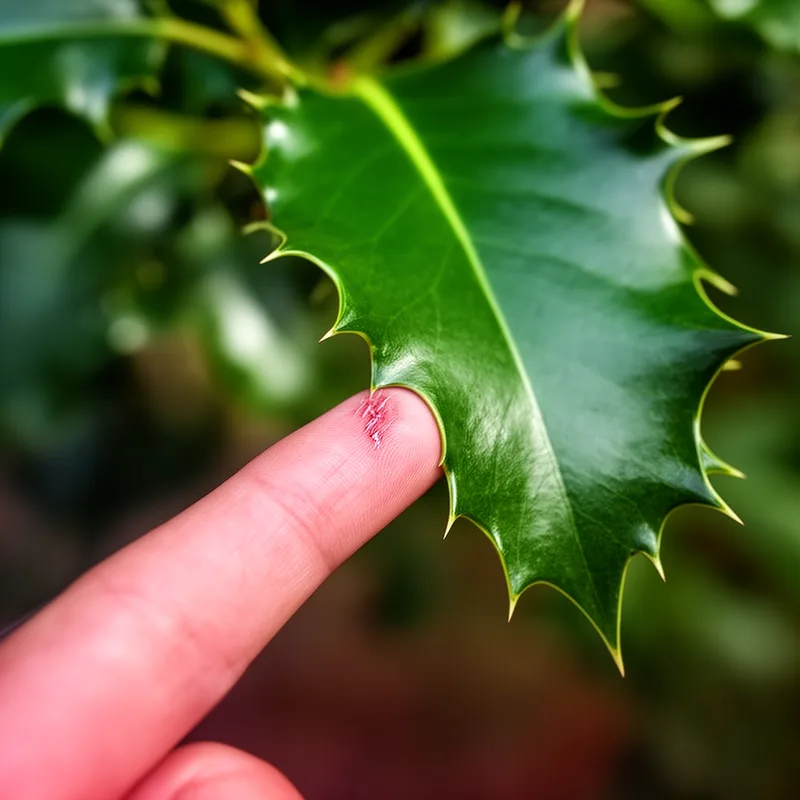 prickly-edged leaf