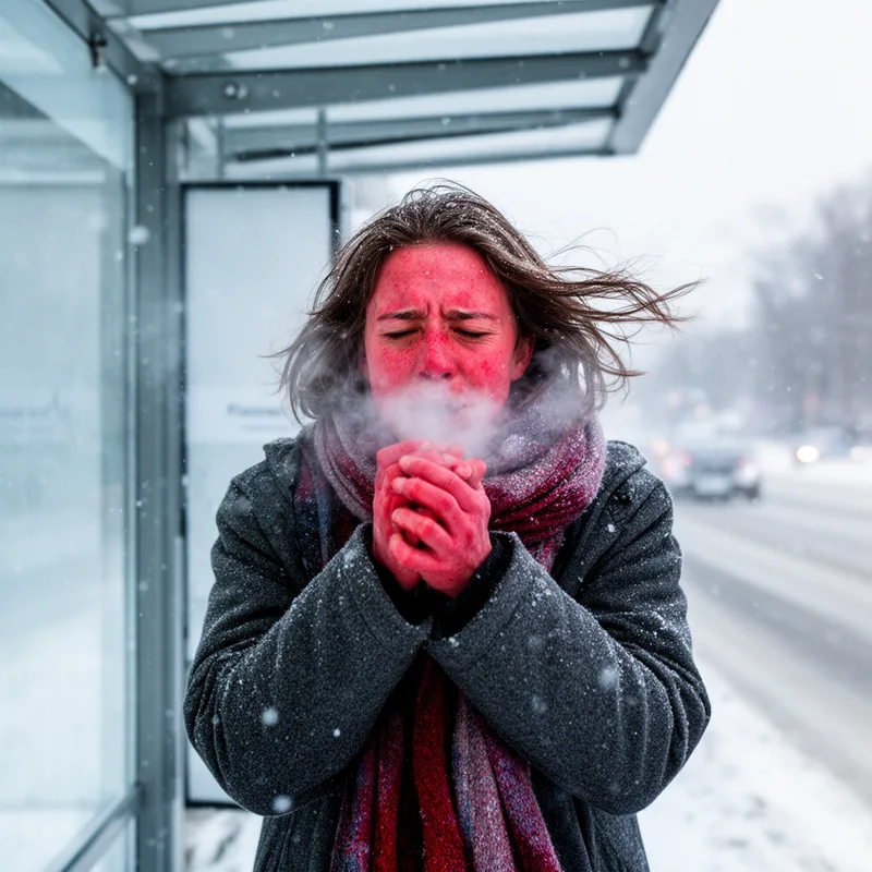 perishingly cold