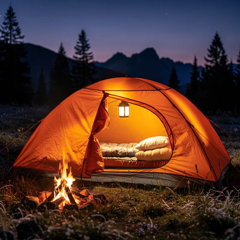 to camp out