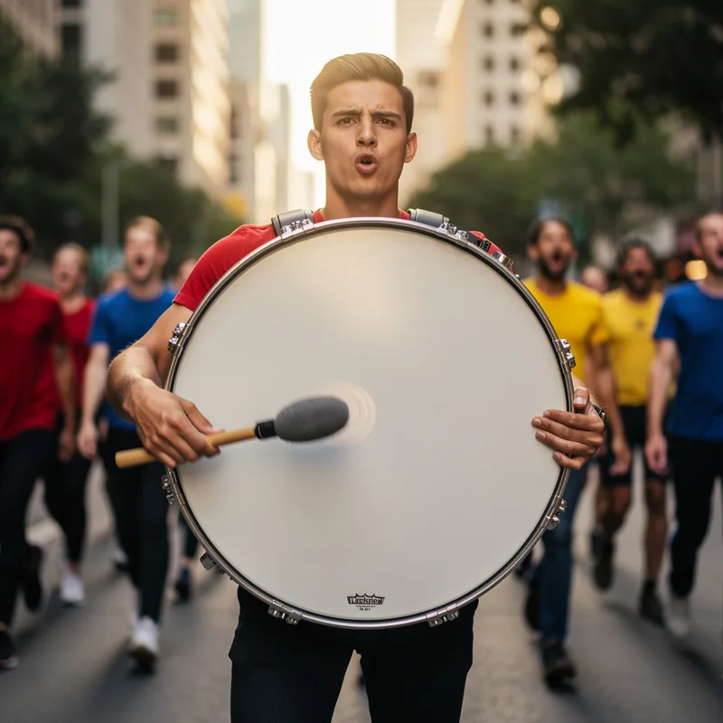 steady drumbeat