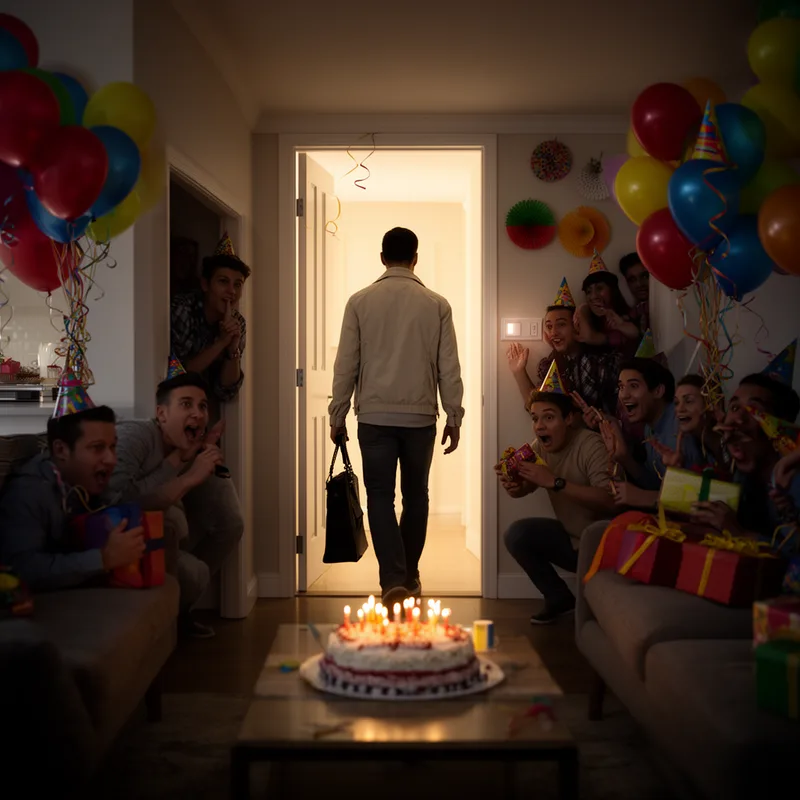 surprise birthday event