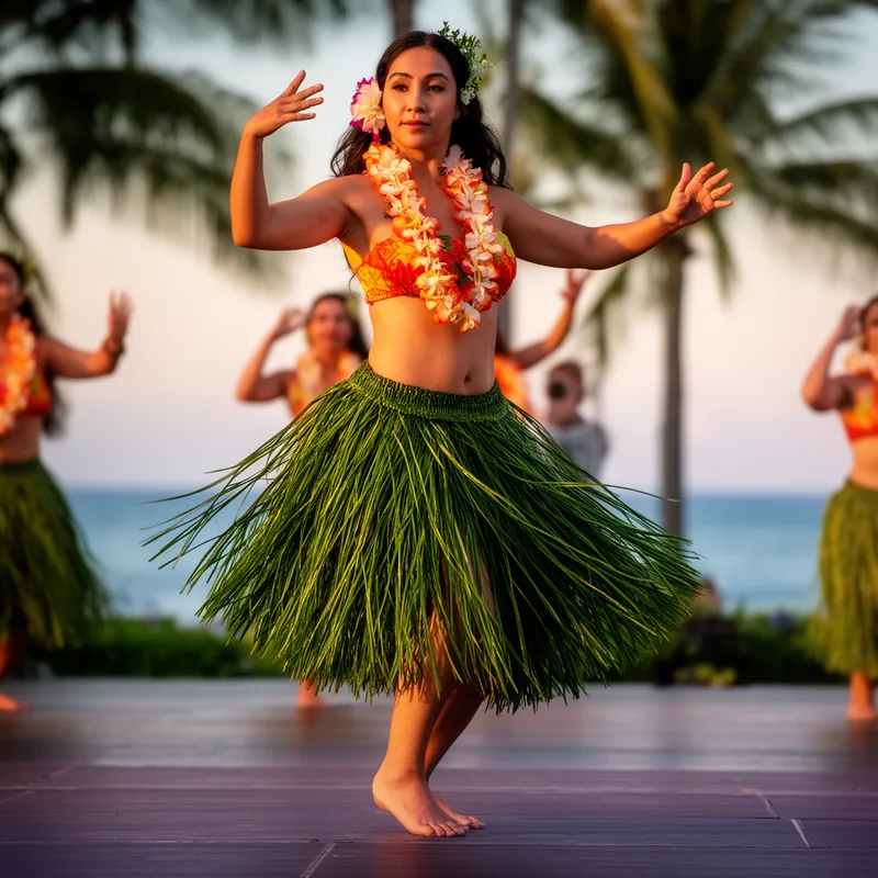 Hawaiian dancing