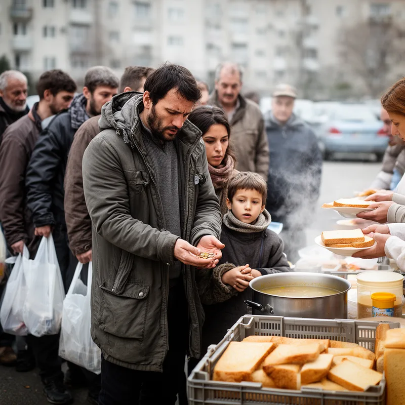 at the breadline