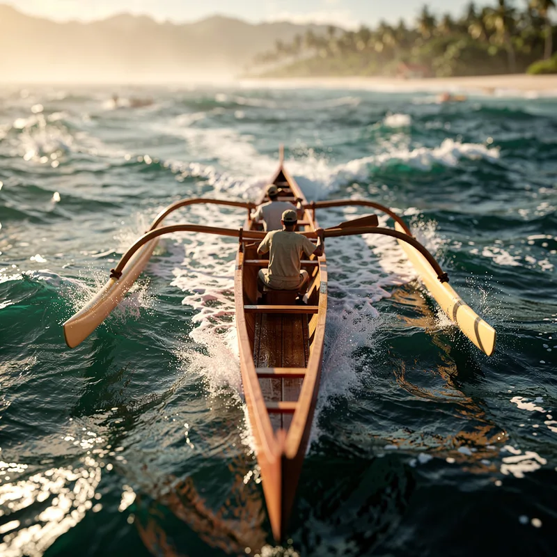 outrigger canoe