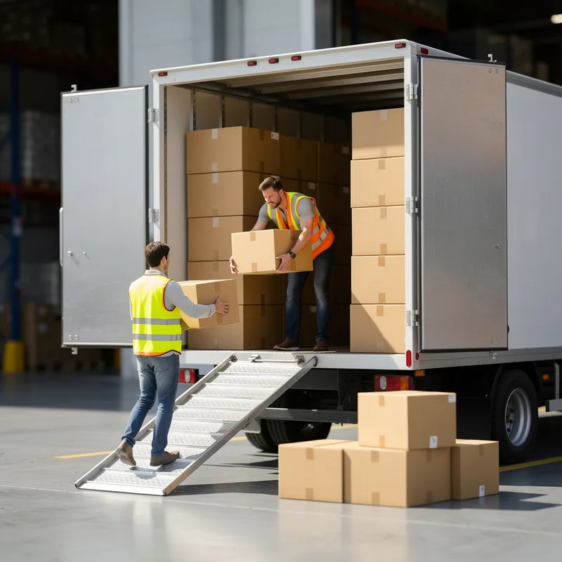 to unload truck