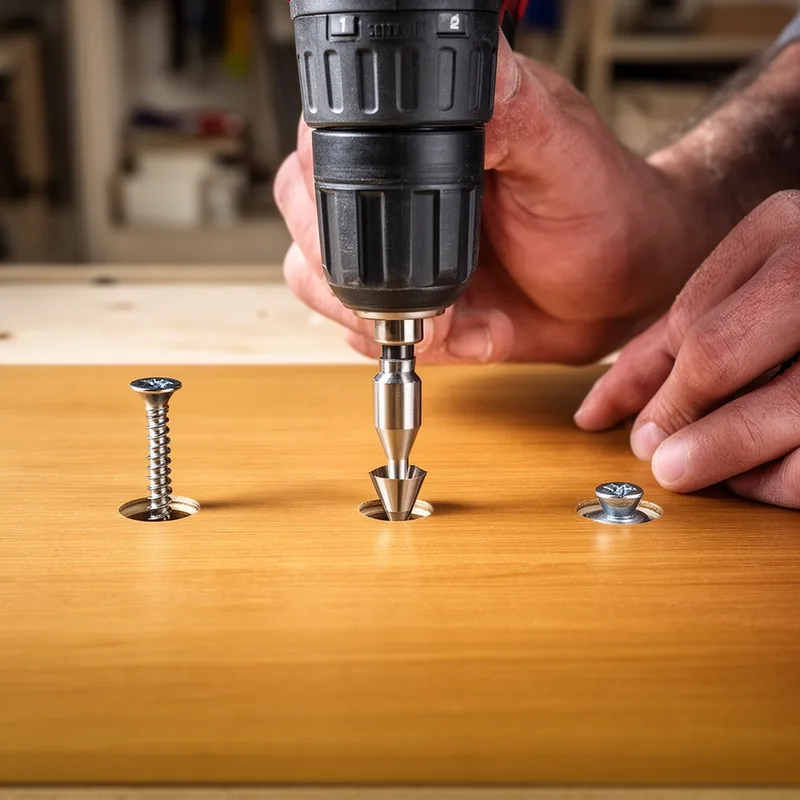 to countersink