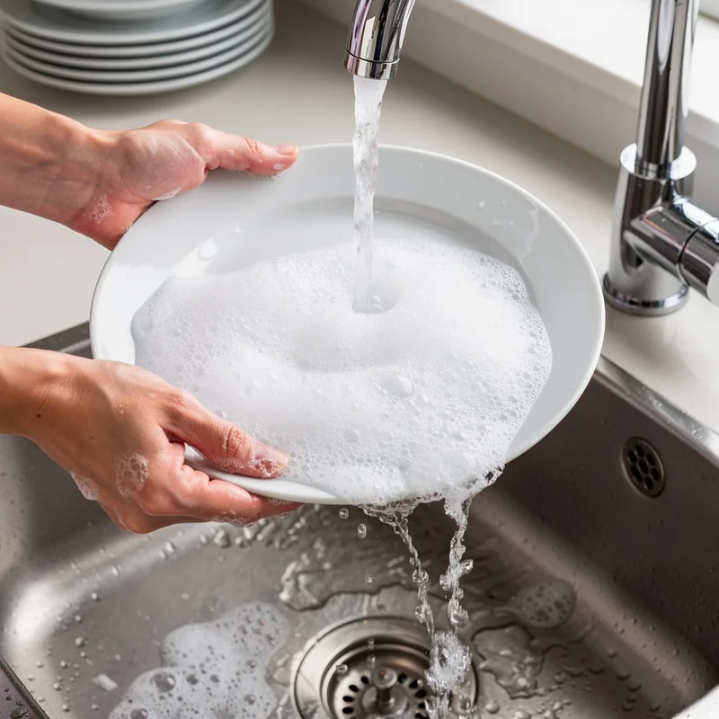 rinsing