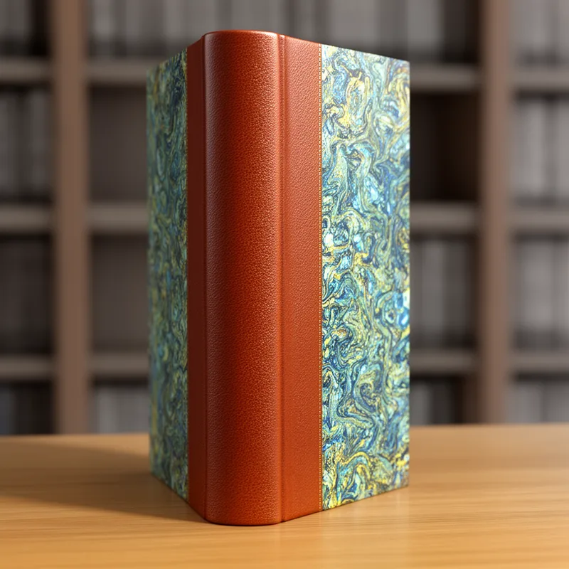 three-quarter binding