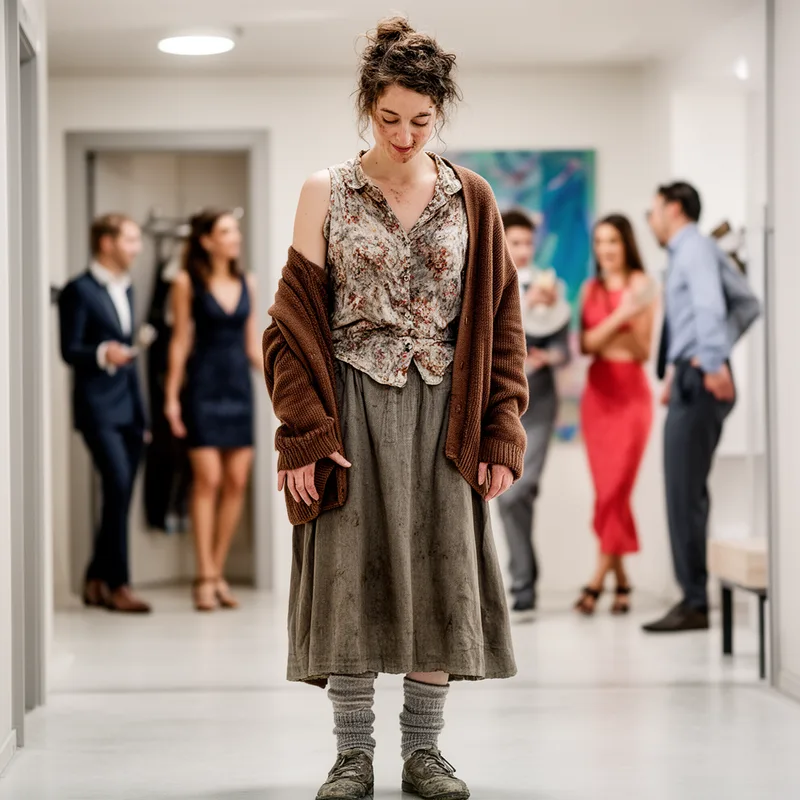 to look like a frump