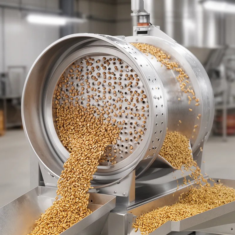 indented cylinder separator