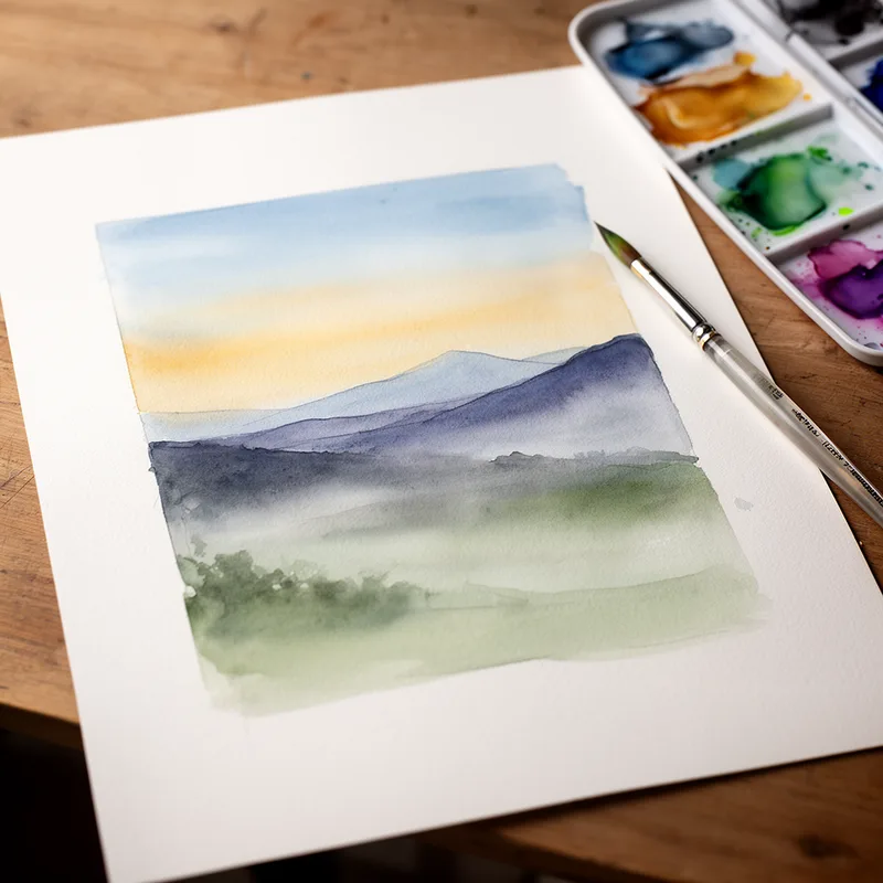 wash drawing