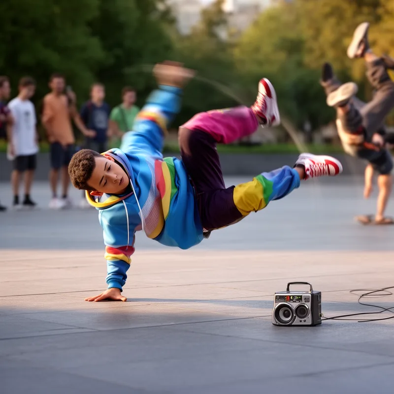 to breakdancing