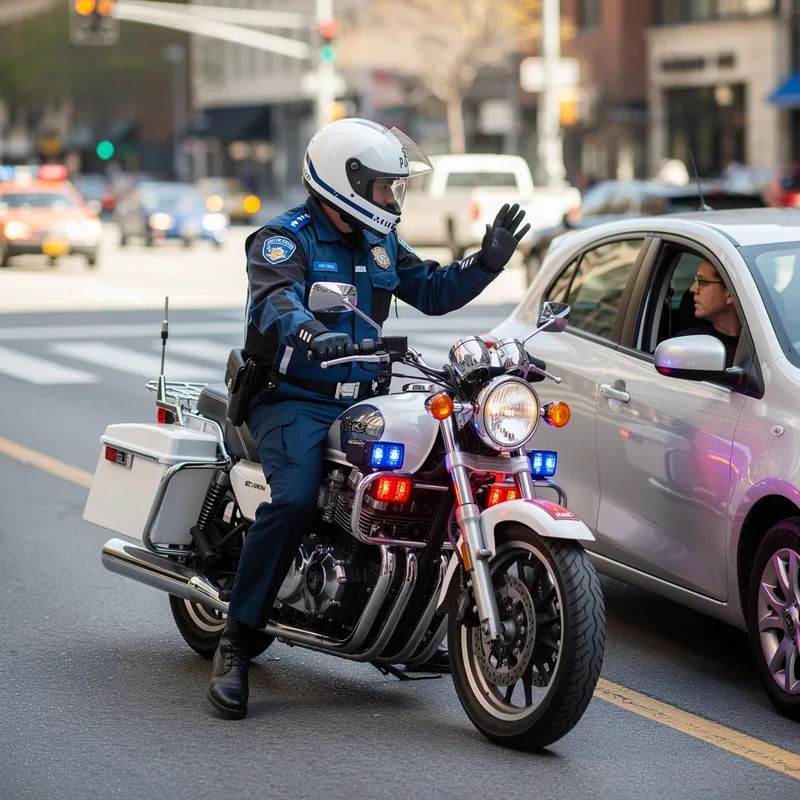 motorcycle cop