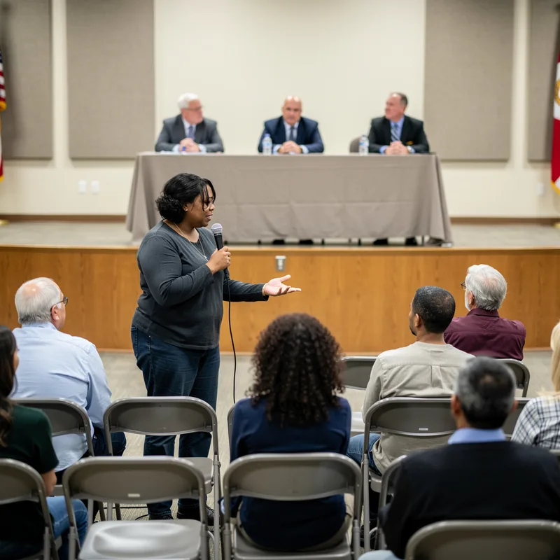 town hall meeting