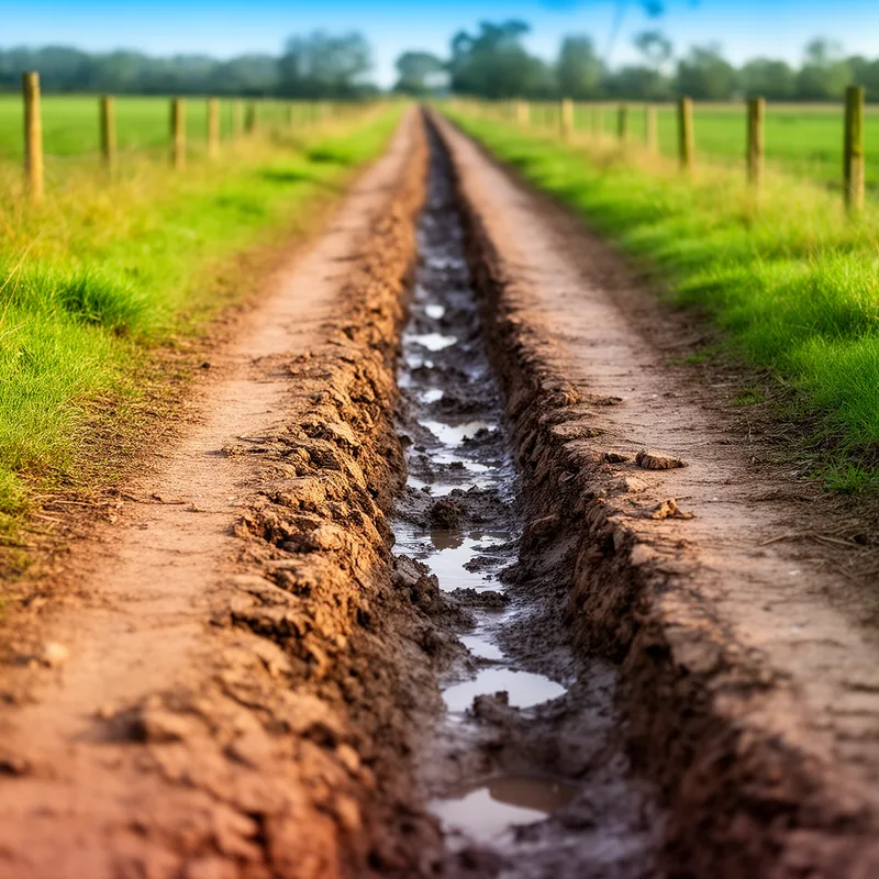 rutted