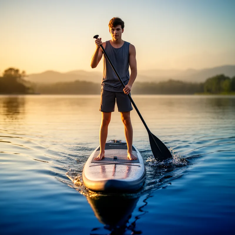 to paddleboard
