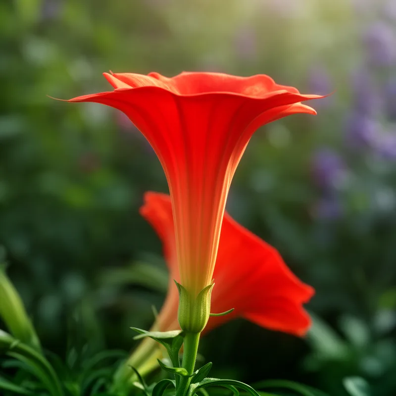 trumpet-shaped