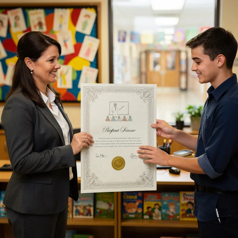 teaching certificate