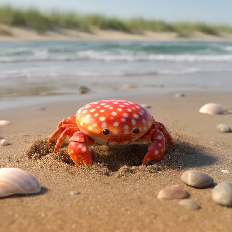 American lady crab