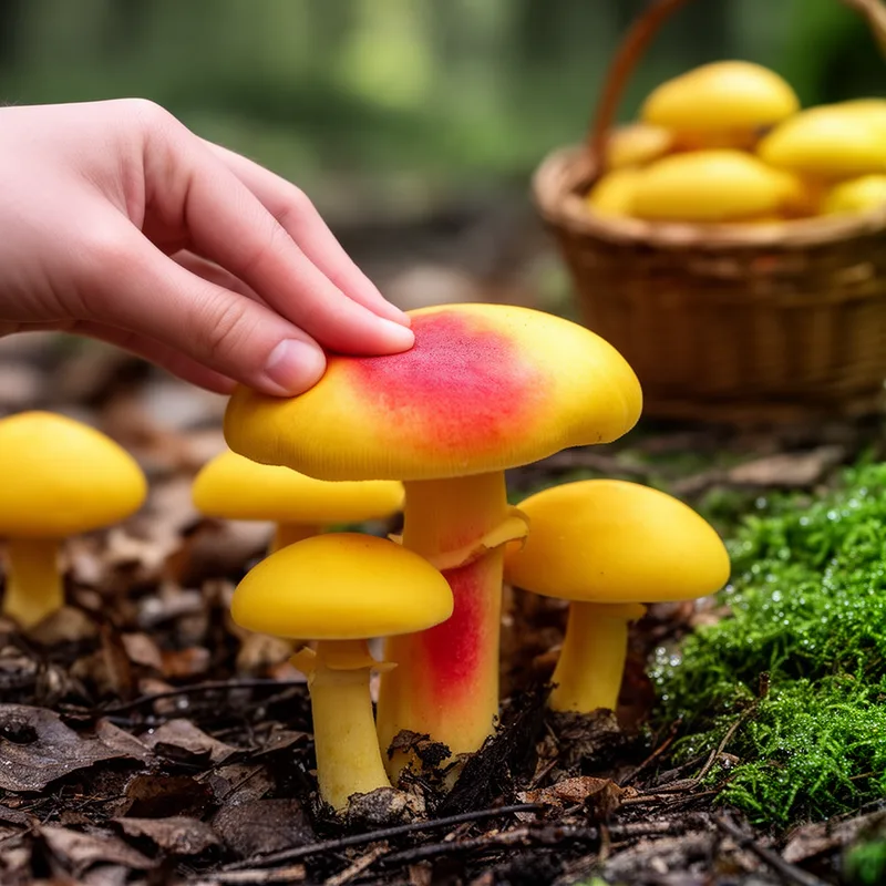 blushing mushroom