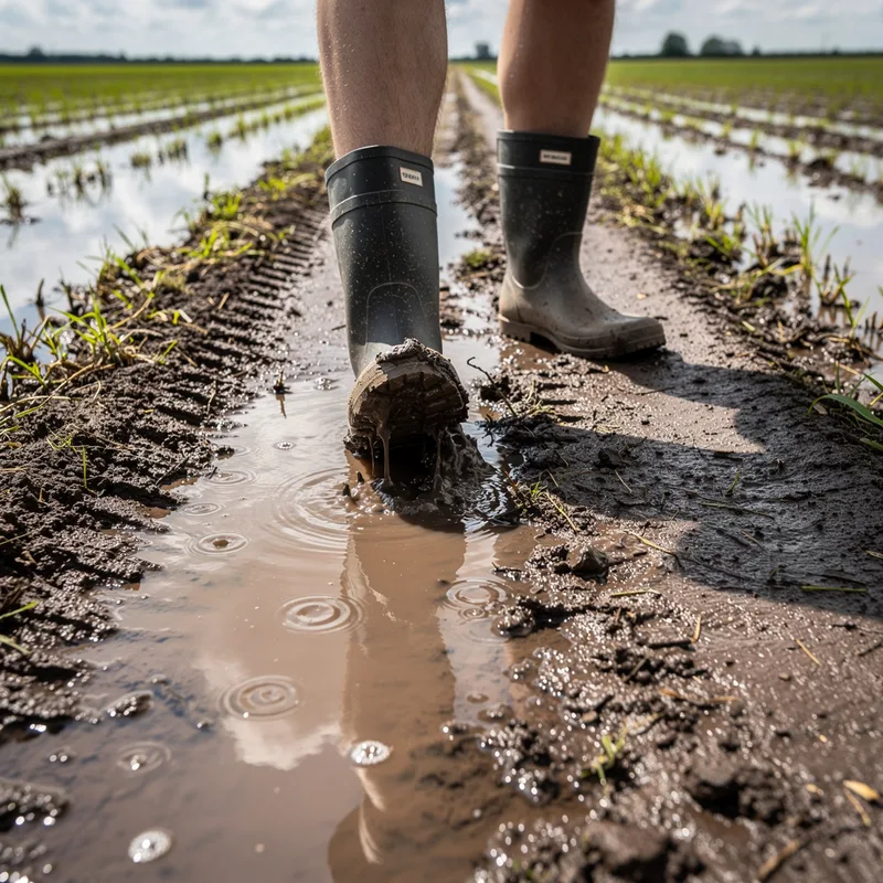 waterlogged