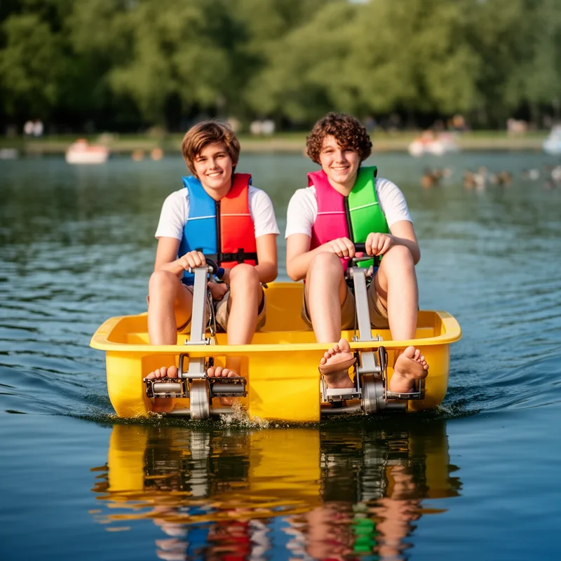 to paddleboat