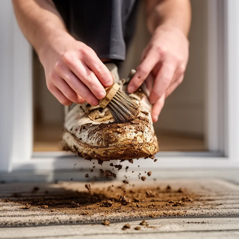 to clean (something) off