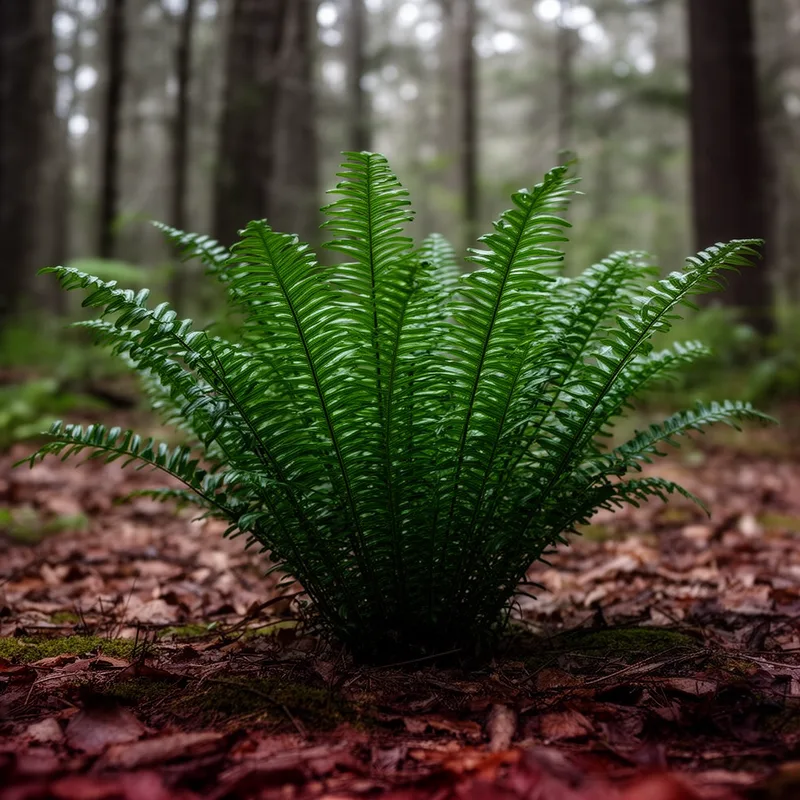 leatherleaf wood fern