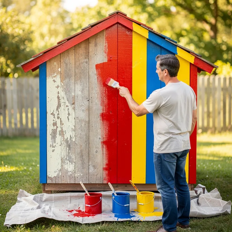 to paint up
