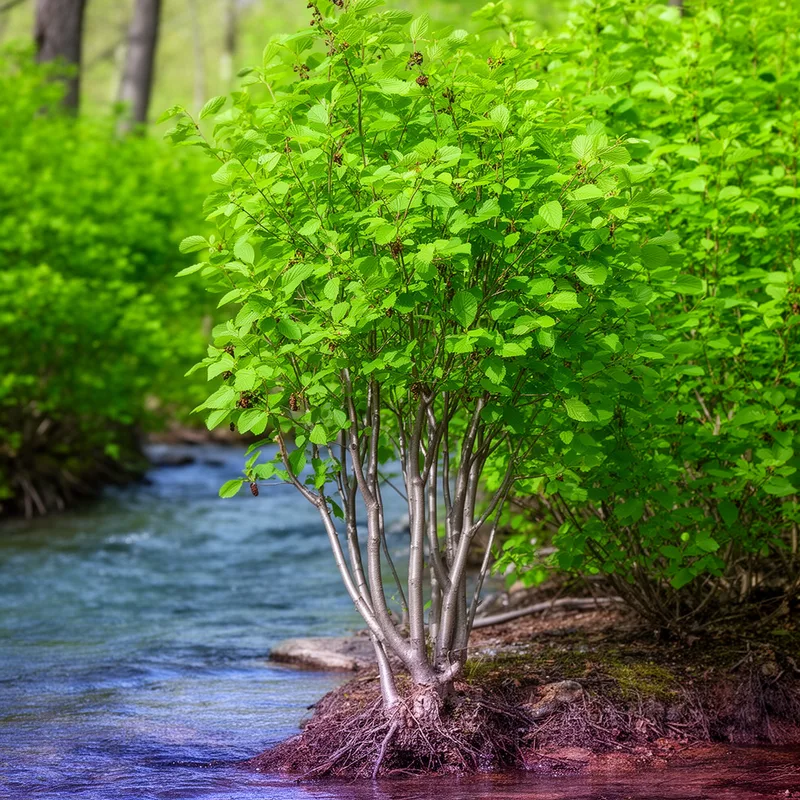 Alnus serrulata