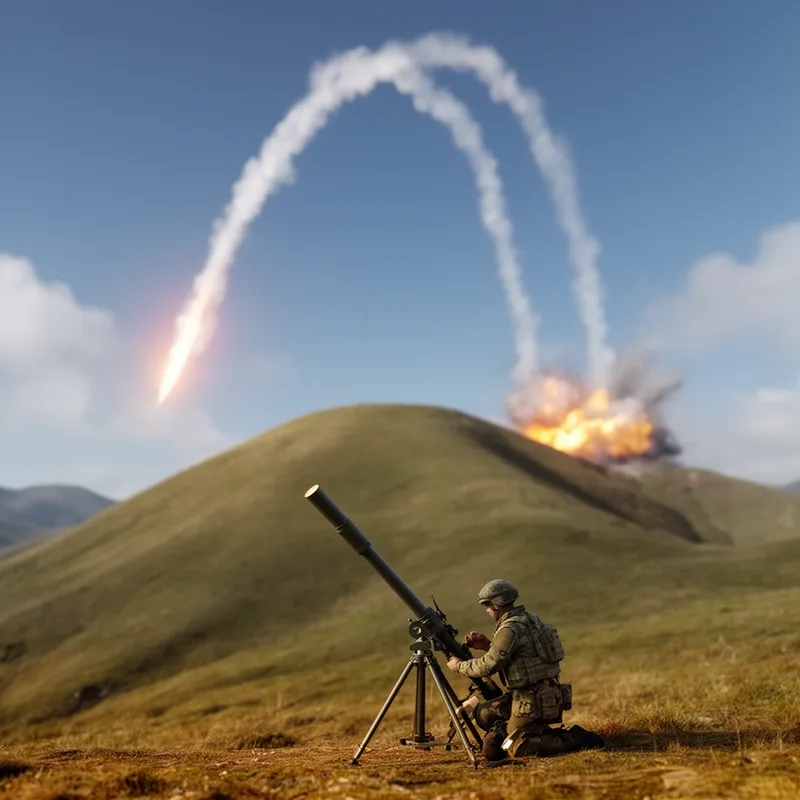 high-angle fire