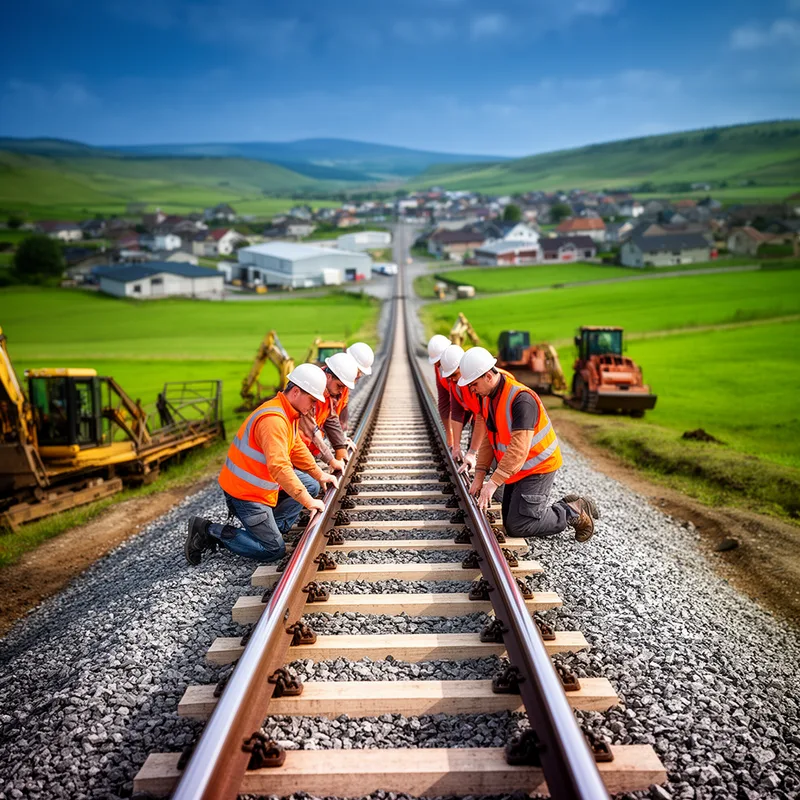 to railroad