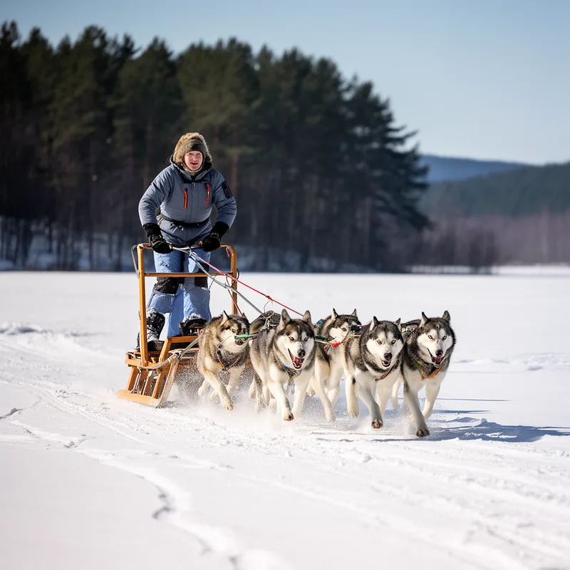 to dogsled