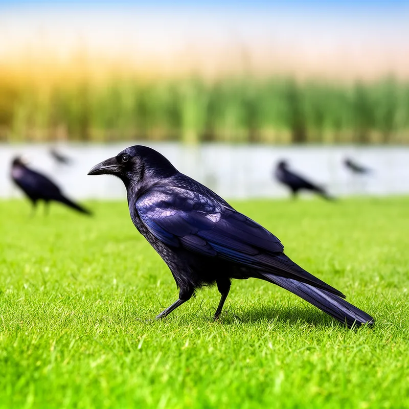 crow blackbird