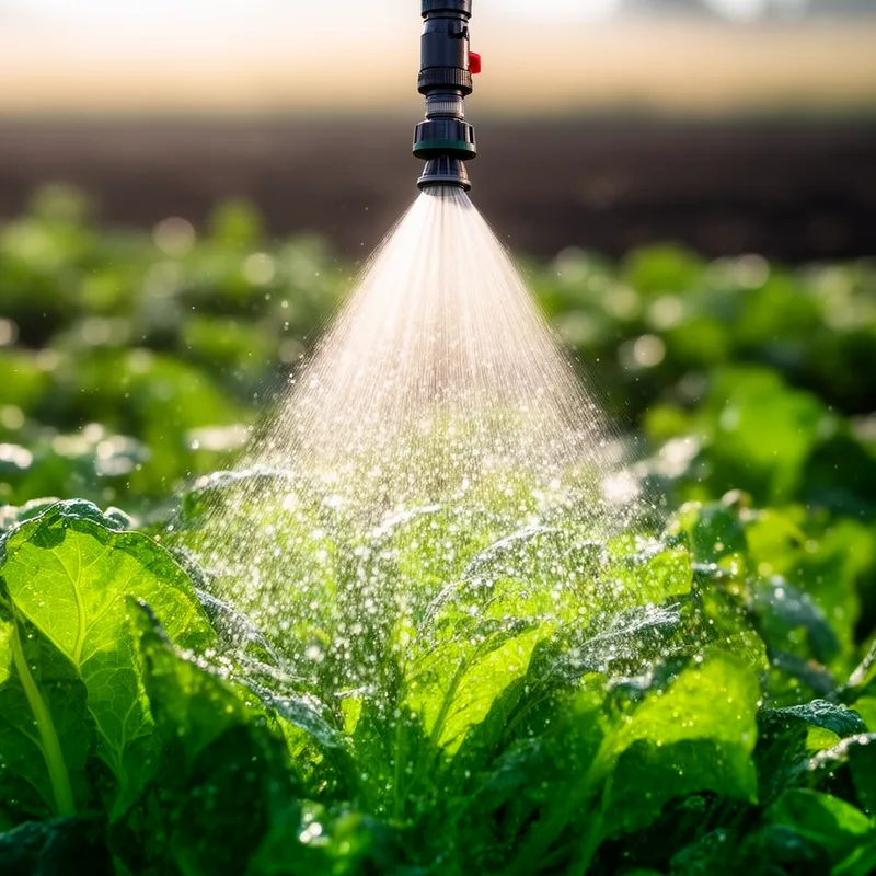 spraying