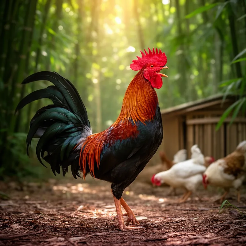 red jungle fowl