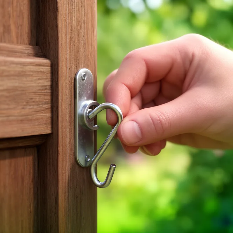 to unhook the latch