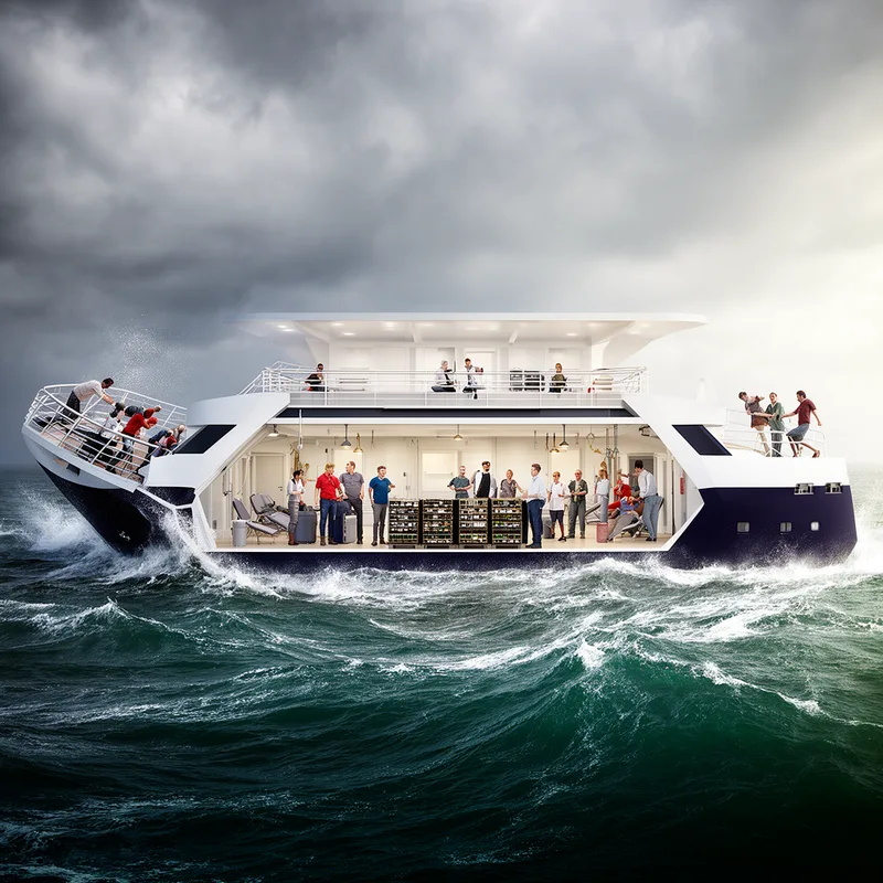midships