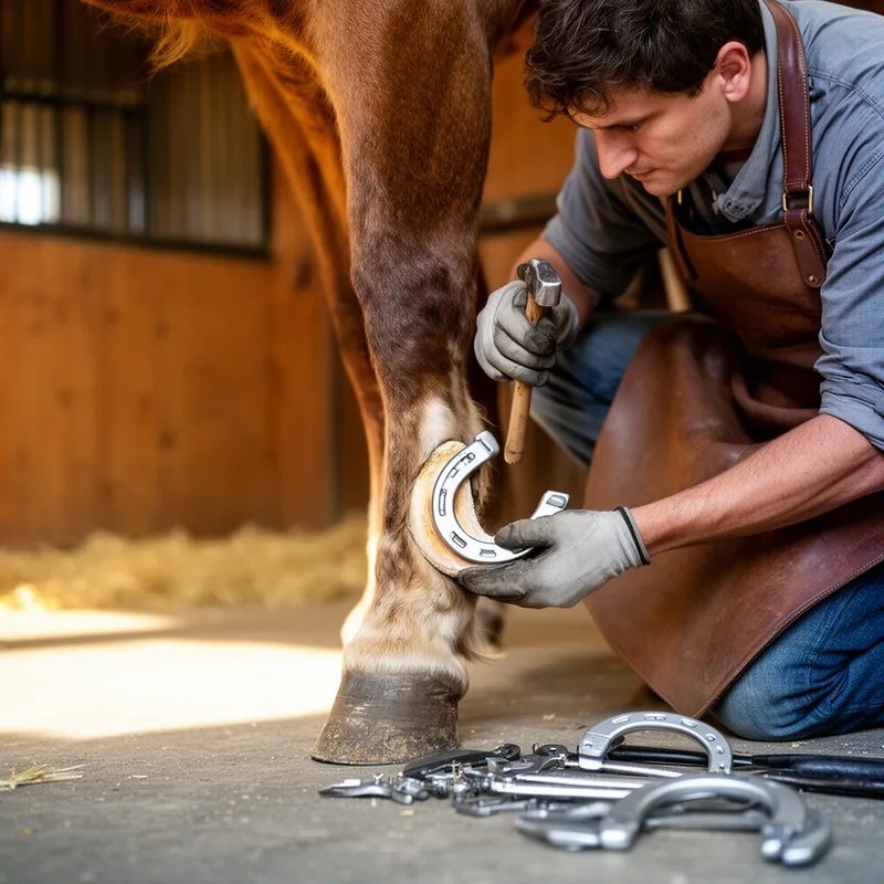 horseshoeing