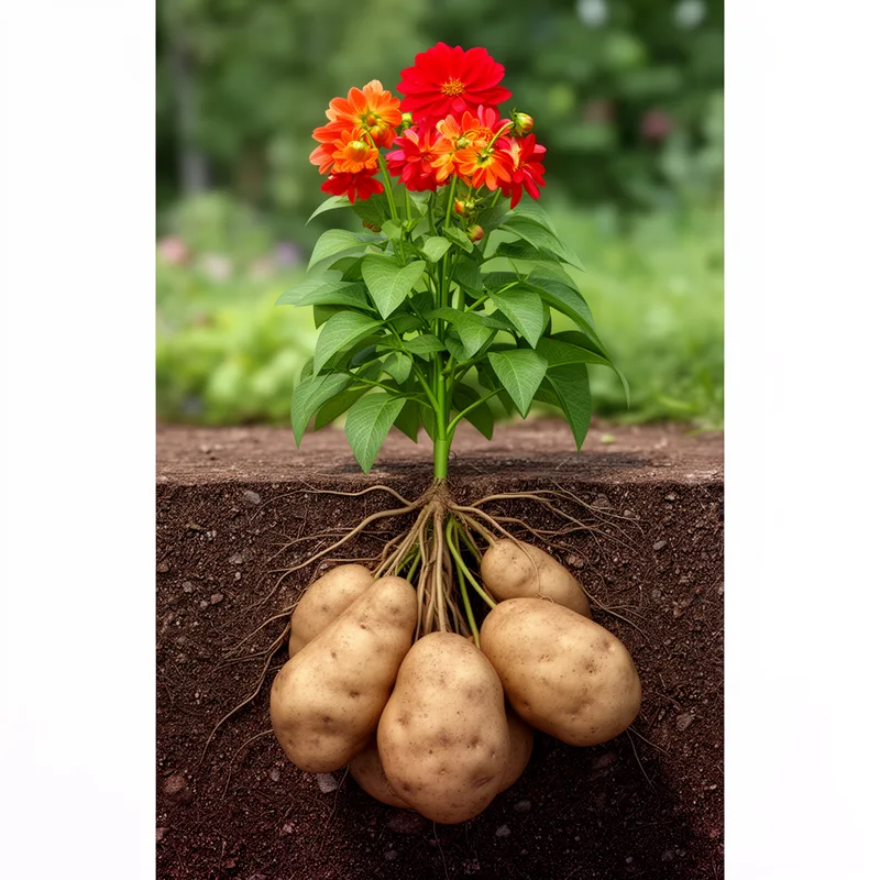 tuberous plant