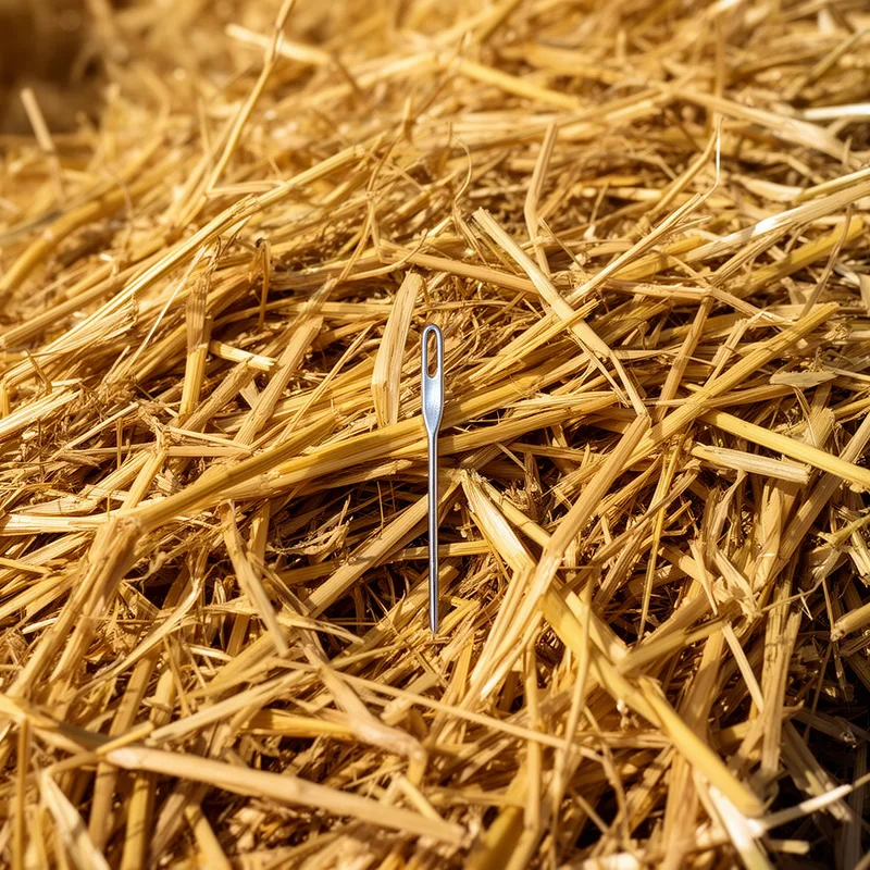 needle in a haystack