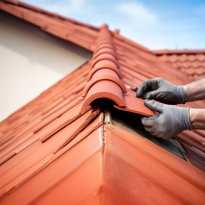 hipped tile