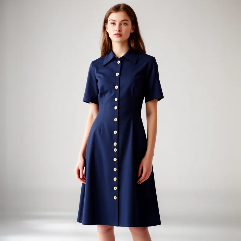 button-down dress