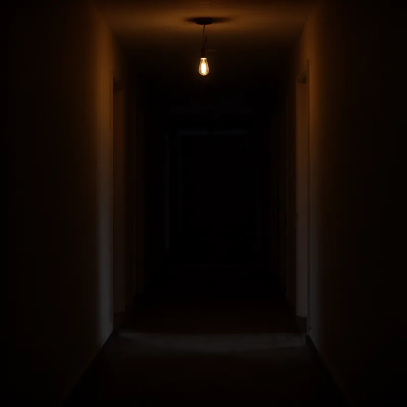 dimly